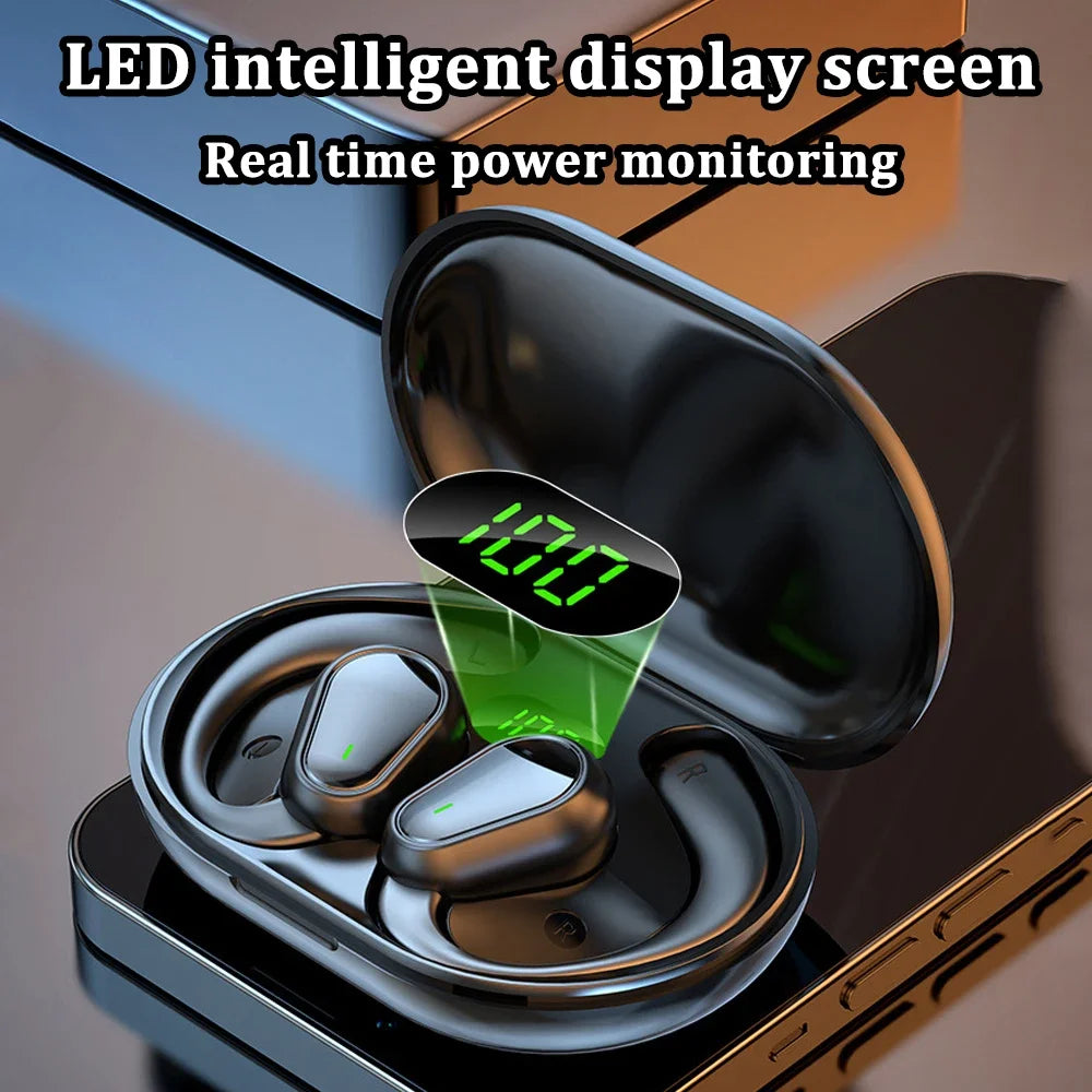 Wireless Ear Hook Earbuds – Bluetooth 5.3, ANC & HiFi Stereo