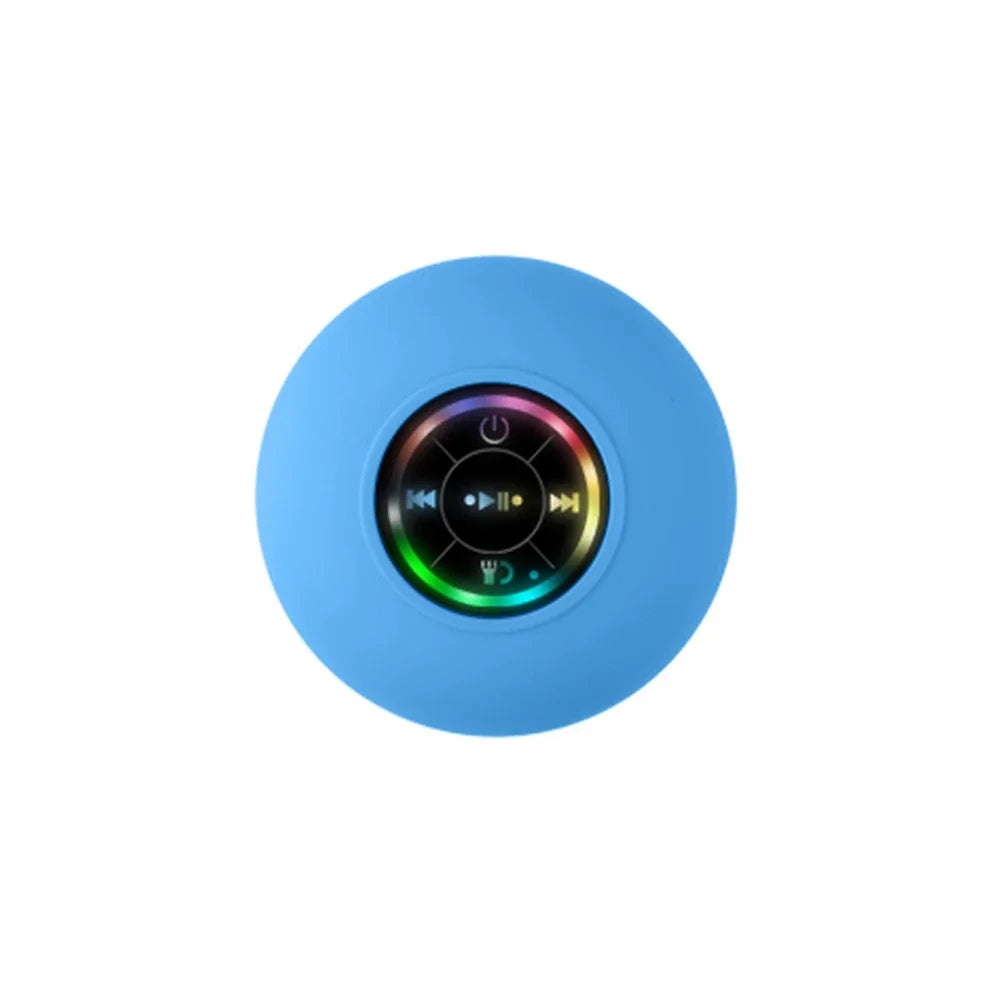 Mini Bluetooth Speaker Waterproof Bathroom Audio Wireless Shower Speakers Handsfree Loudspeaker With Suction Cup Mic For Pool