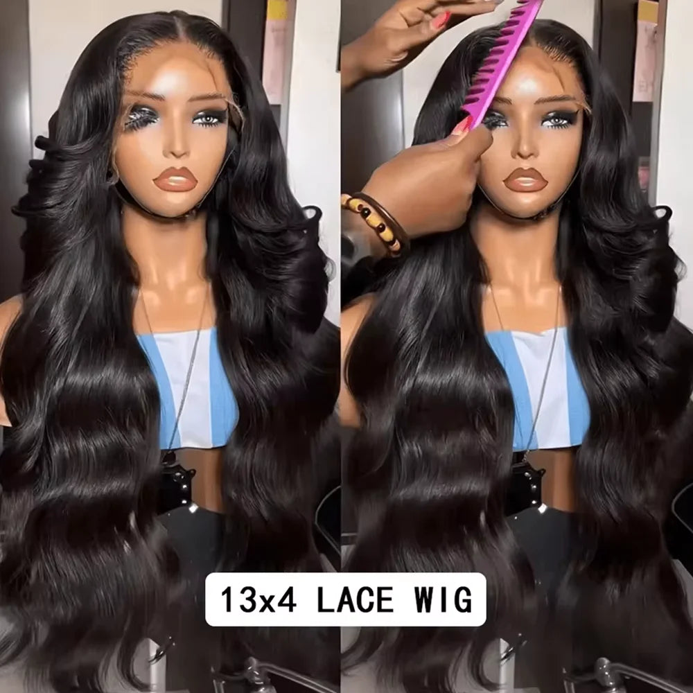 250 Density Body Wave HD Lace Front Wig | 13x4 & 13x6 Glueless | Pre-Plucked | 14"-42"