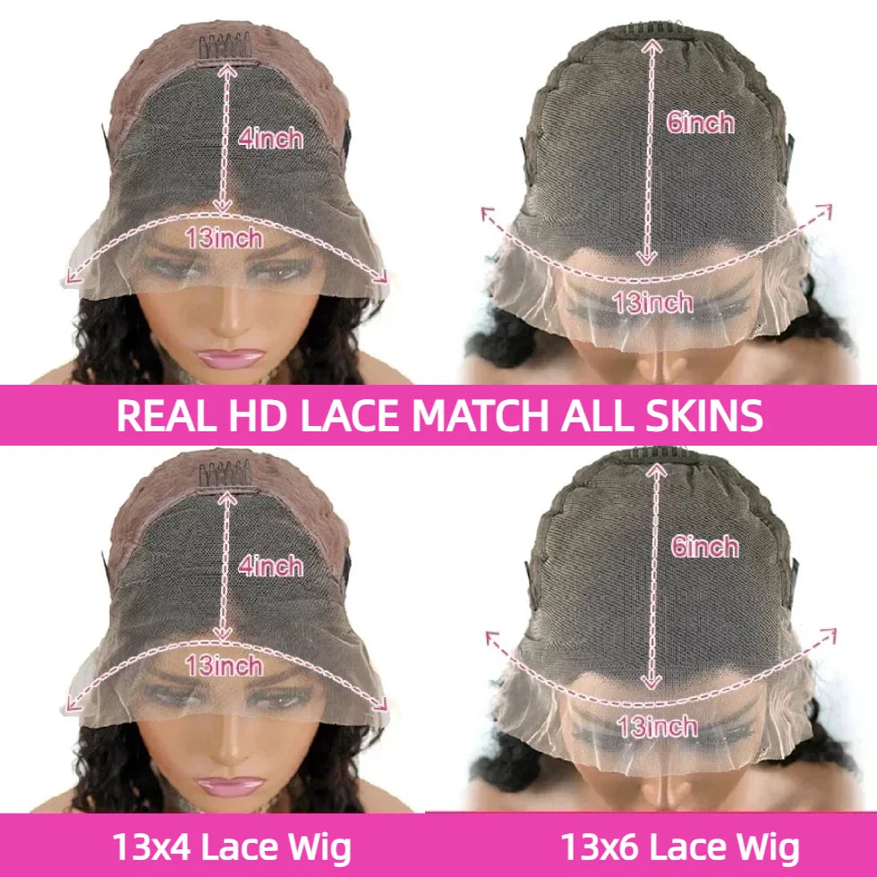 Brazilian Body Wave Lace Front Wig | 13x4 & 13x6 HD Lace | 180%-200% Density | 16"-40"