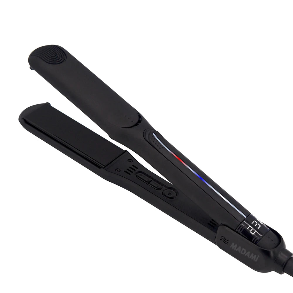 Infrared Hair Straightener Curler Titanium Plate Fast Heating Flat Iron 230℃ / 450°F Professional Salon Styling Tool 110V-240V