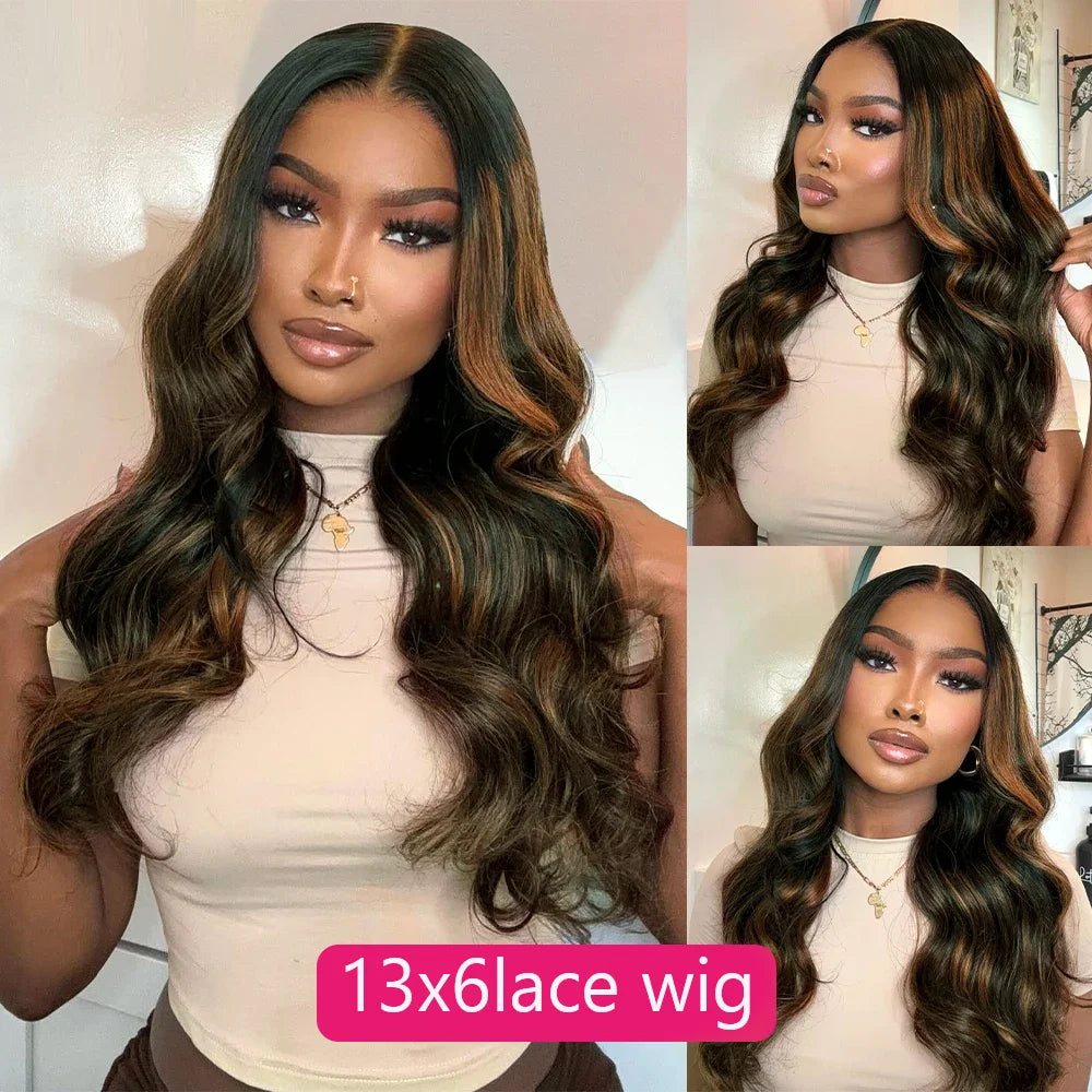 FB30 Body Wave HD Lace Front Wig | Brazilian Human Hair | 13x4 & 13x6 | 180% & 200% Density | 18–46 Inch