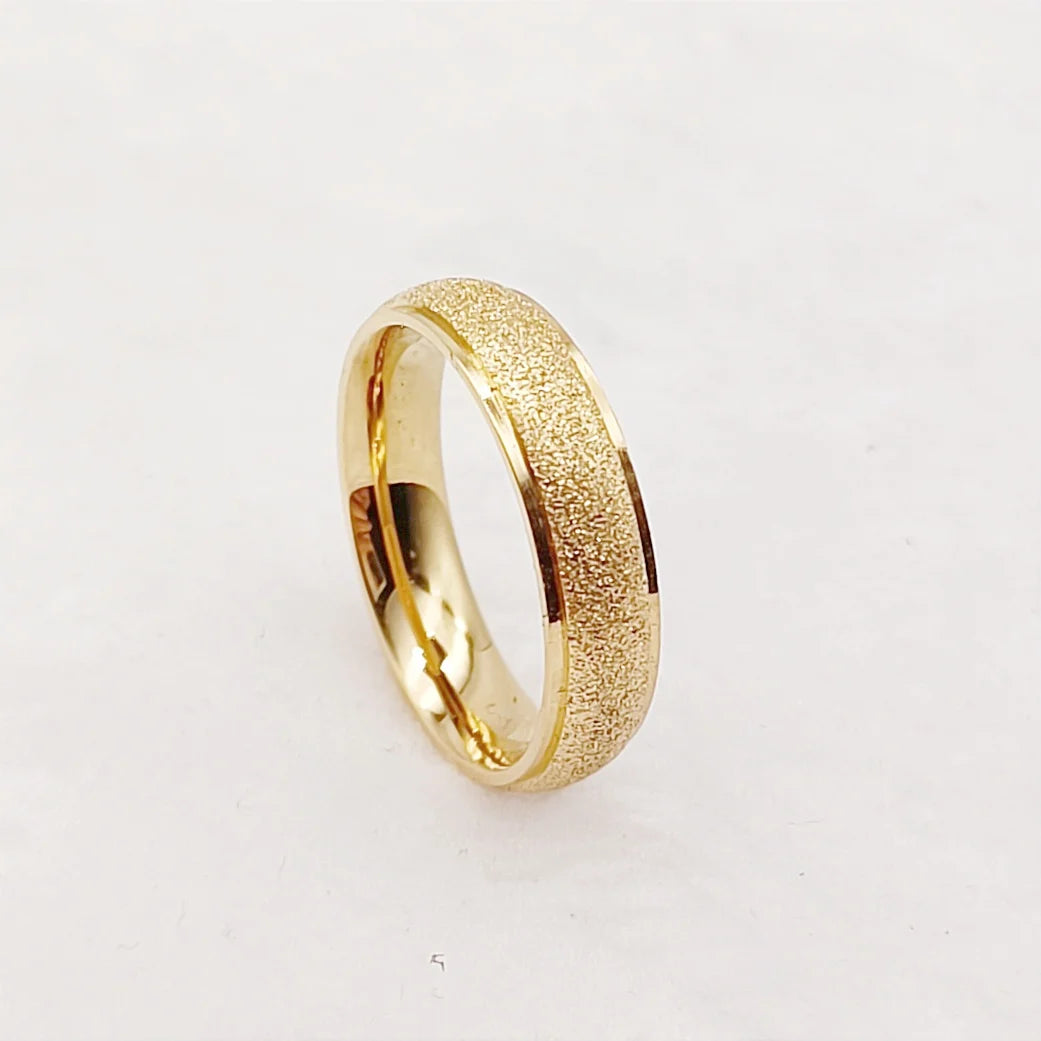 Titanfitz Custom Engraved Titanium & Stainless Steel Wedding Bands – His and Hers Rings with Cubic Zirconia