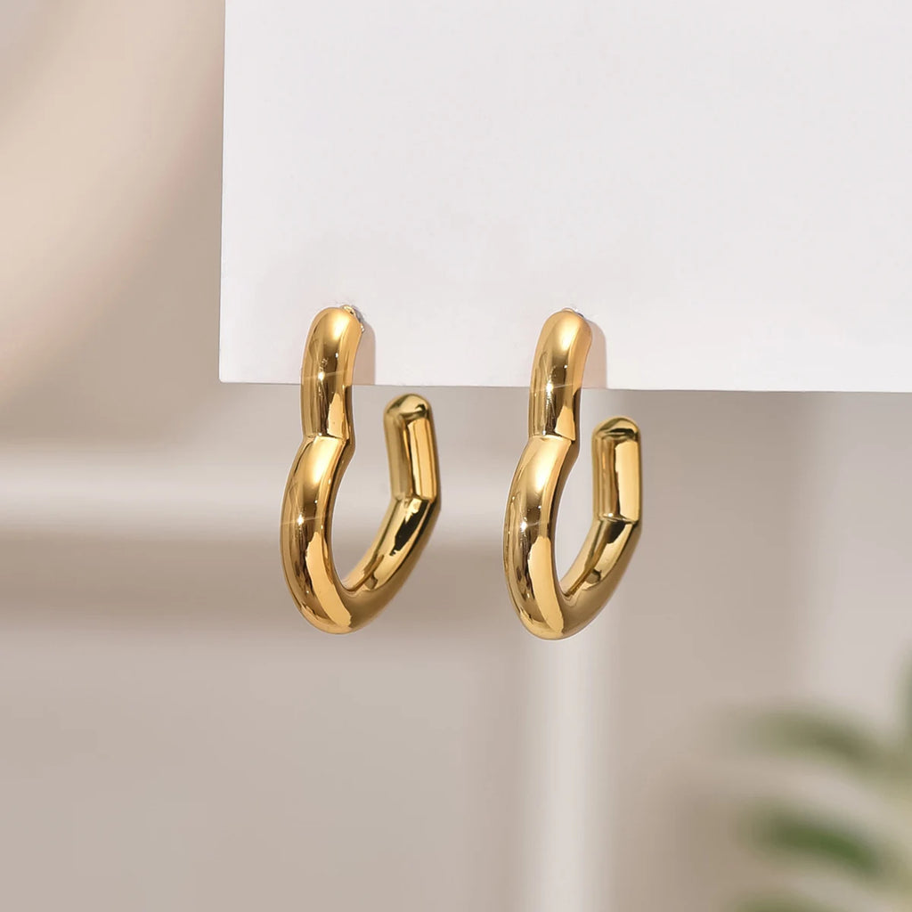 Y2K Heart Hoop Earrings | Cute Vintage Acrylic Heart Circle Earrings for Women