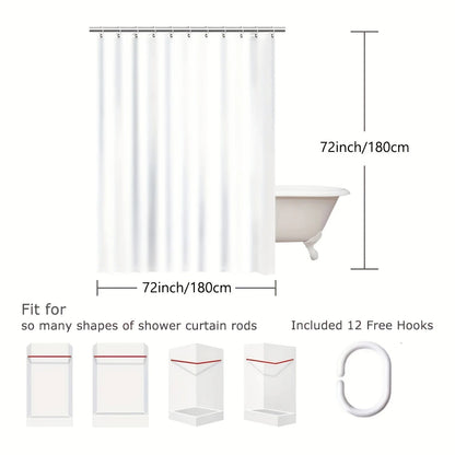 Modern Bathroom Shower Curtain Waterproof Home 3D Carpet Entrance Doormat 4Pcs Set Toilet Seat Cover Rug Bath Non-Slip Floor Mat