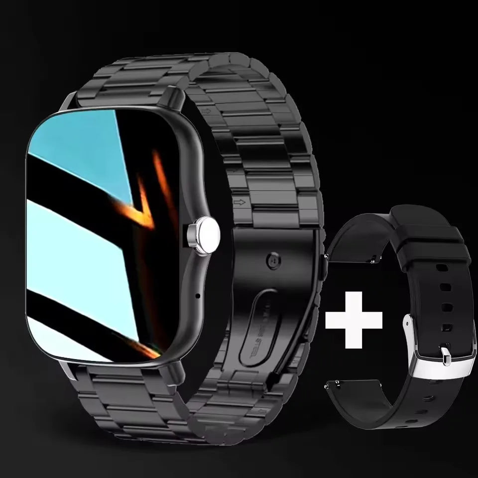New Smart Watch 2.01 Inch HD Display Answer Make Call Message Preview Sport Modes smartwatch DIY Dial Weather Forecast Men Women