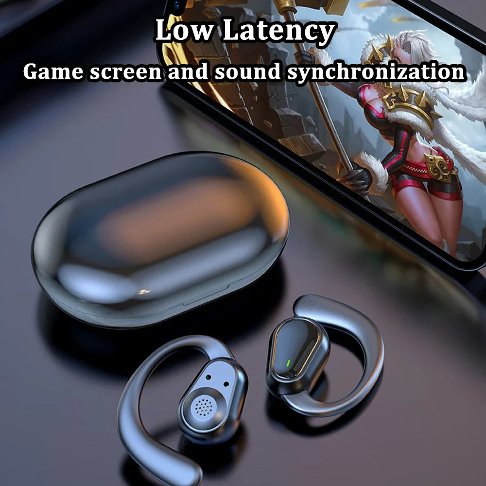 Wireless Ear Hook Earbuds – Bluetooth 5.3, ANC & HiFi Stereo