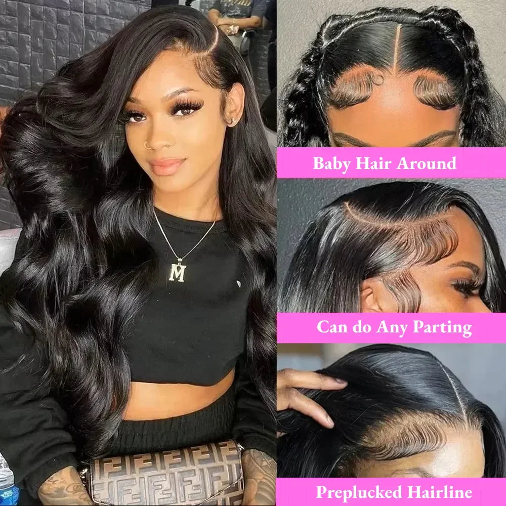 Brazilian Body Wave Lace Front Wig | 13x4 & 13x6 HD Lace | 180%-200% Density | 16"-40"