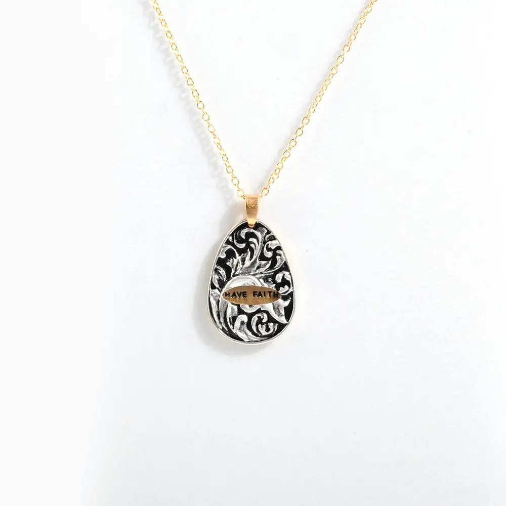 Vintage "You Are My Sunshine" Sunflower Pendant Necklace for Women – Zinc Alloy Fashion Jewelry