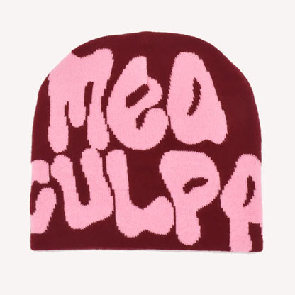 best 2023 New Knitting Beanies Hat Men Women Paragraph Quality Cap Mea Culpa Y2k Warm Fashion Hundred Take Cold Cap for Women Hats shop online at M2K Trends for