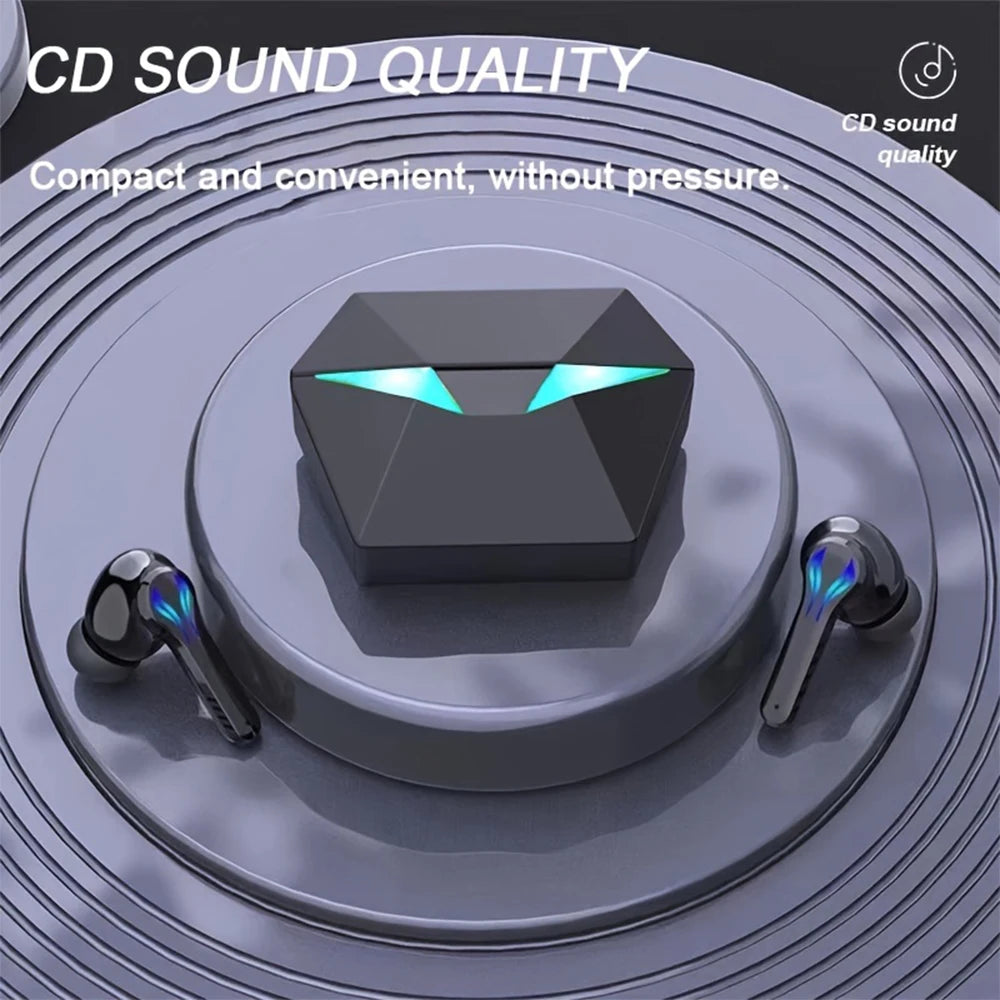 Wireless BT Headset With Led Light Compact And Portable Comfortable And Suitable For Sports Games Mobile For Phone Accessories