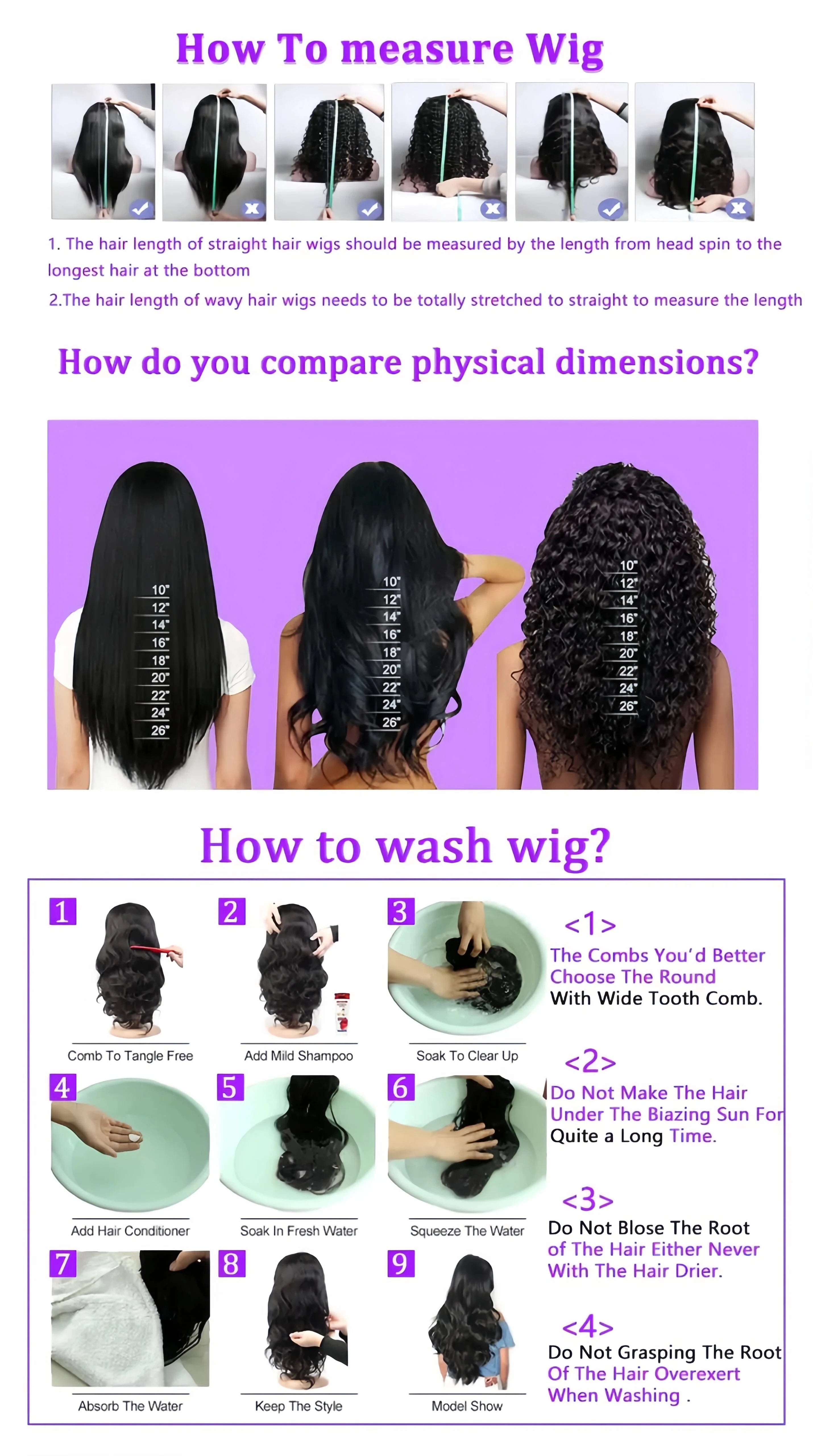 Brazilian Body Wave Lace Front Wig | 13x4 & 13x6 HD Lace | 180%-200% Density | 16"-40"