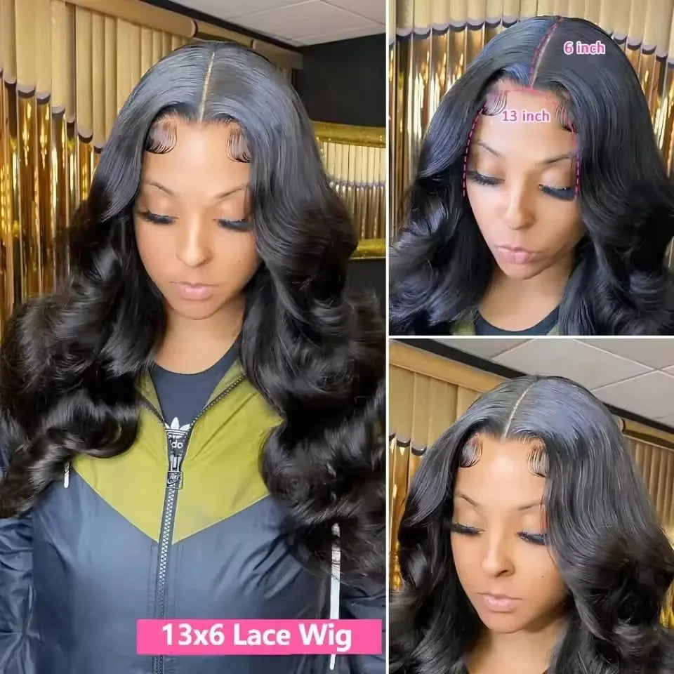 Brazilian Body Wave HD Lace Front Wig | 13x4 & 13x6 | 180% & 250% Density | 20"-40"