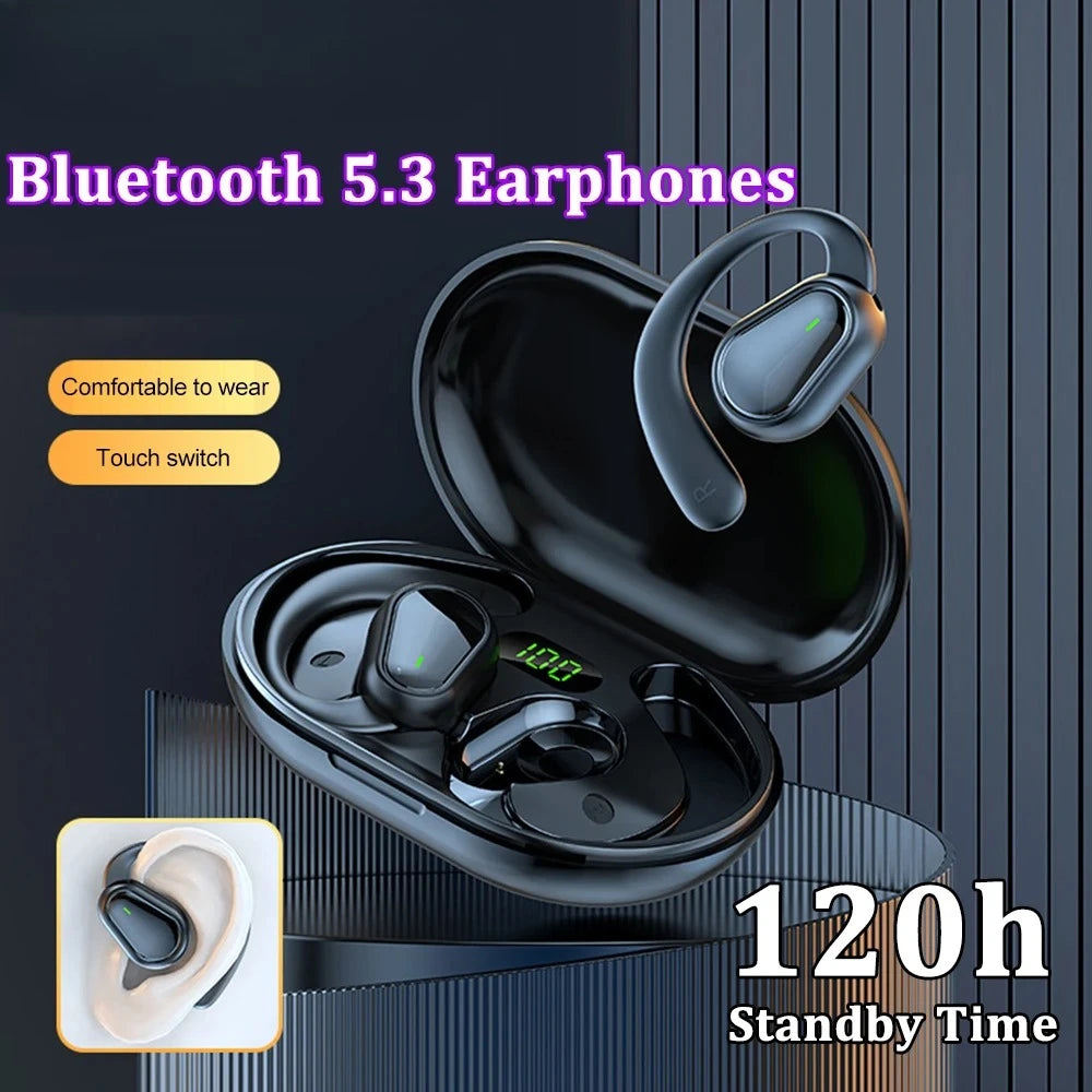Wireless Ear Hook Earbuds – Bluetooth 5.3, ANC & HiFi Stereo