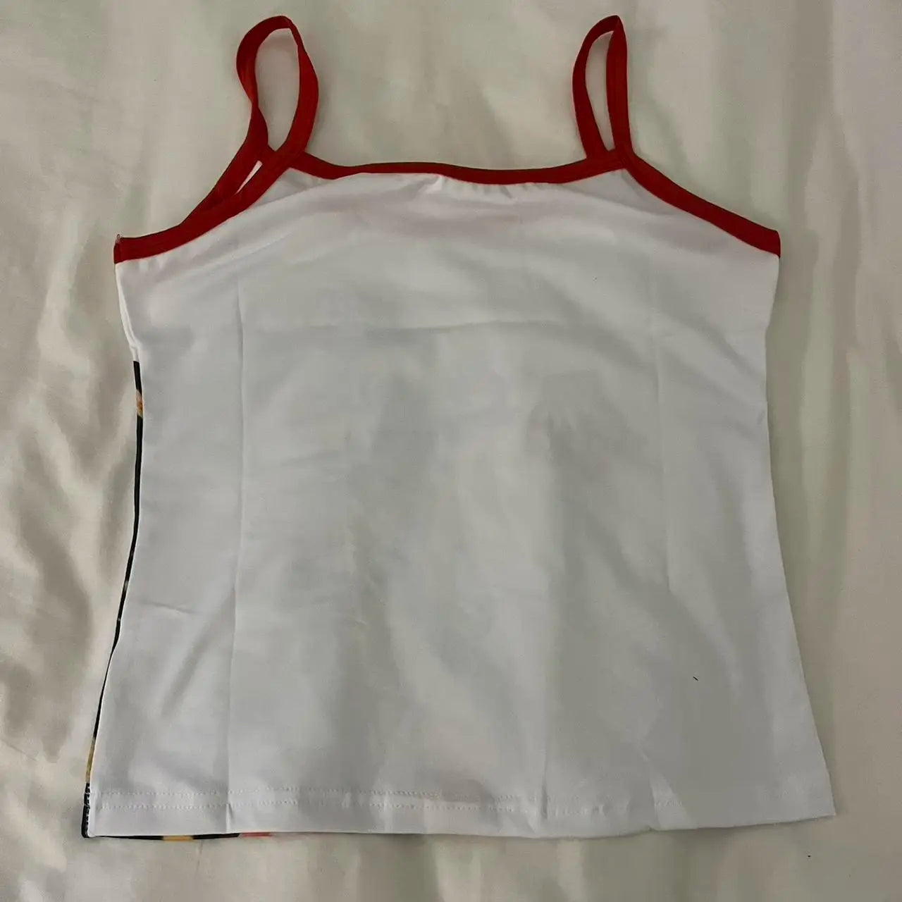 Girls Y2k 2000s Cartoon anime Printing Tank Top Summer Vintage Crew neck Crop Tops Harajuku Streetwear Grunge sexy Corset