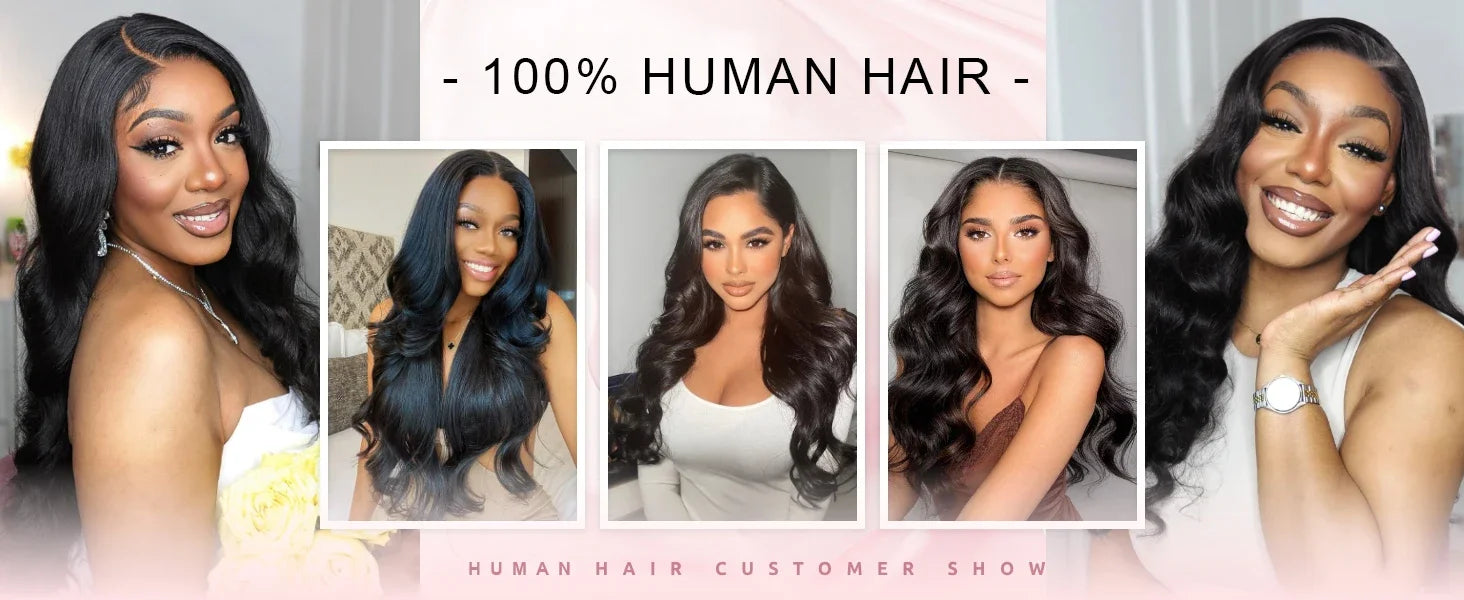HD Lace Wig 13x6 & 13x4 Body Wave Human Hair Wig – 200% 250% Density, Pre-Plucked