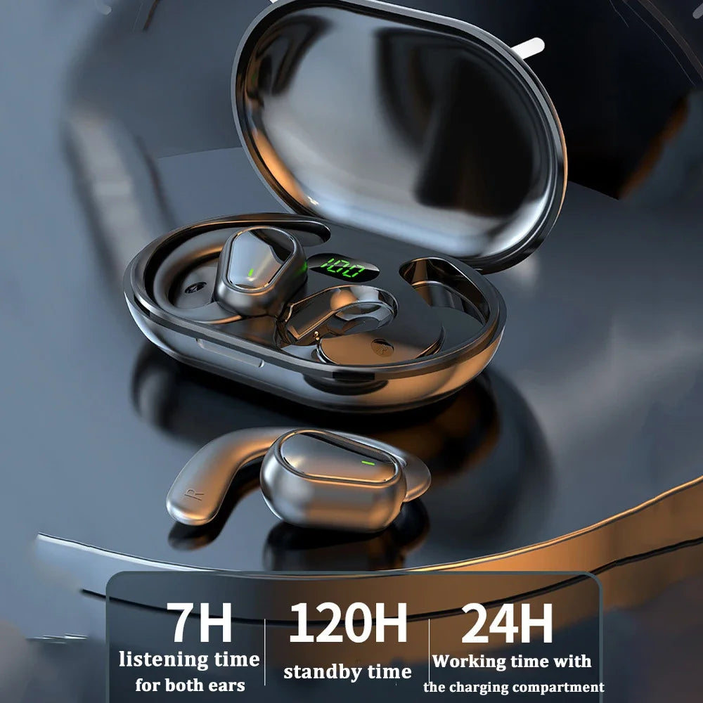 Wireless Ear Hook Earbuds – Bluetooth 5.3, ANC & HiFi Stereo