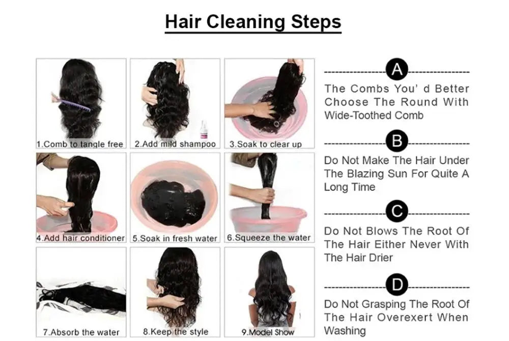FB30 Body Wave HD Lace Front Wig | Brazilian Human Hair | 13x4 & 13x6 | 180% & 200% Density | 18–46 Inch