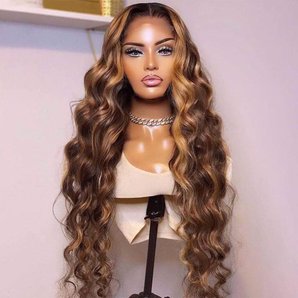 Blonde Body Wave Human Hair Wig - Star Fashion Highlights