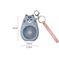 Cartoon Keychain Cute Fruit USB Charging Mini Fan