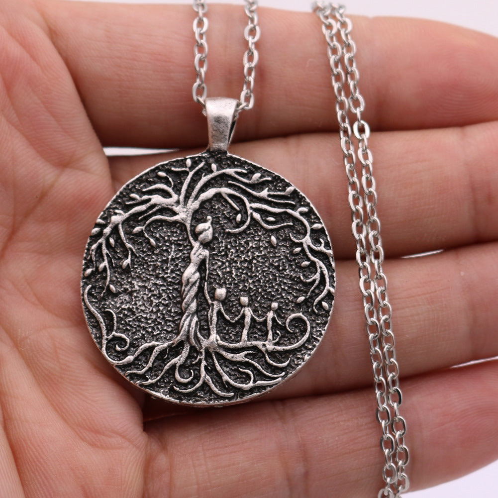 Mother's Day Gift Tree Of Life Necklace Alloy