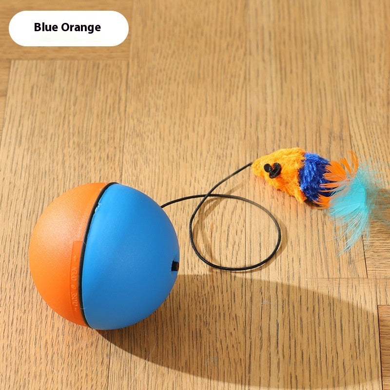 Delight Your Pets with Our Fun Electric Mouse Teaser Ball – Automatic Rolling Toy for Cats and Dogs.