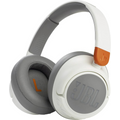 Casti audio over-ear pentru copii JBL JR460NC, Bluetooth, Active Noise Cancelling, Microfon, Alb (JBLJR460NCWHT)-0