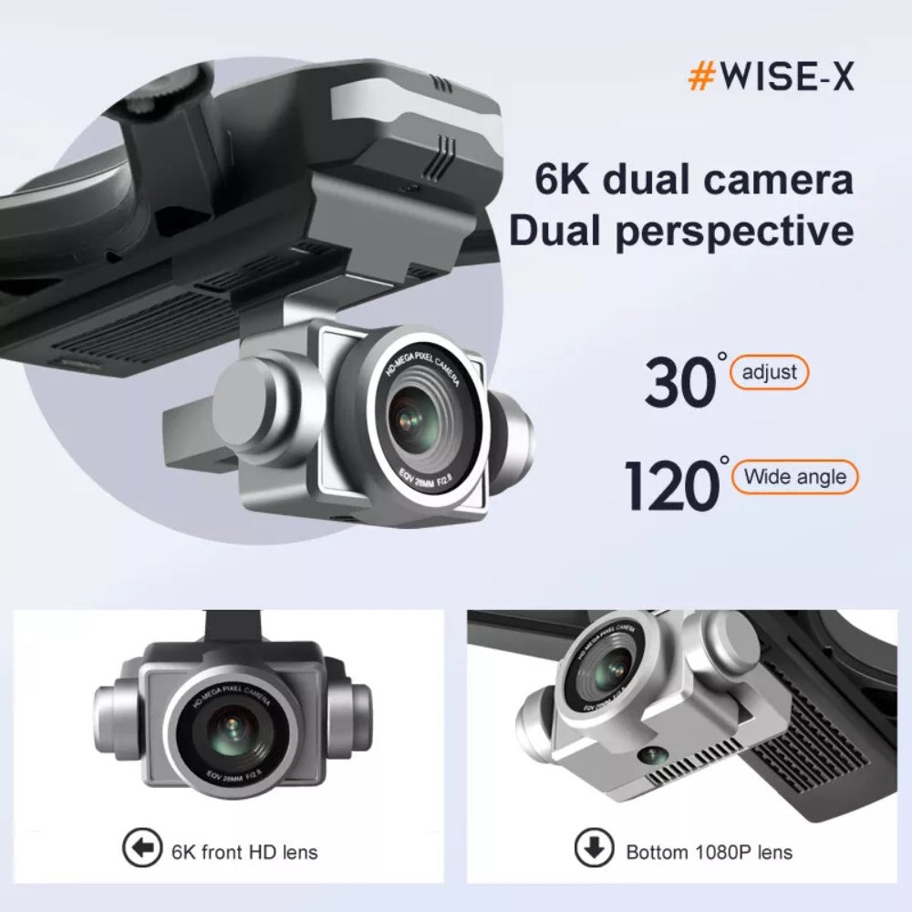 V14 FPV Drone with 1080P HD Camera | Voice & Gesture Control | 30-Min Flight Time