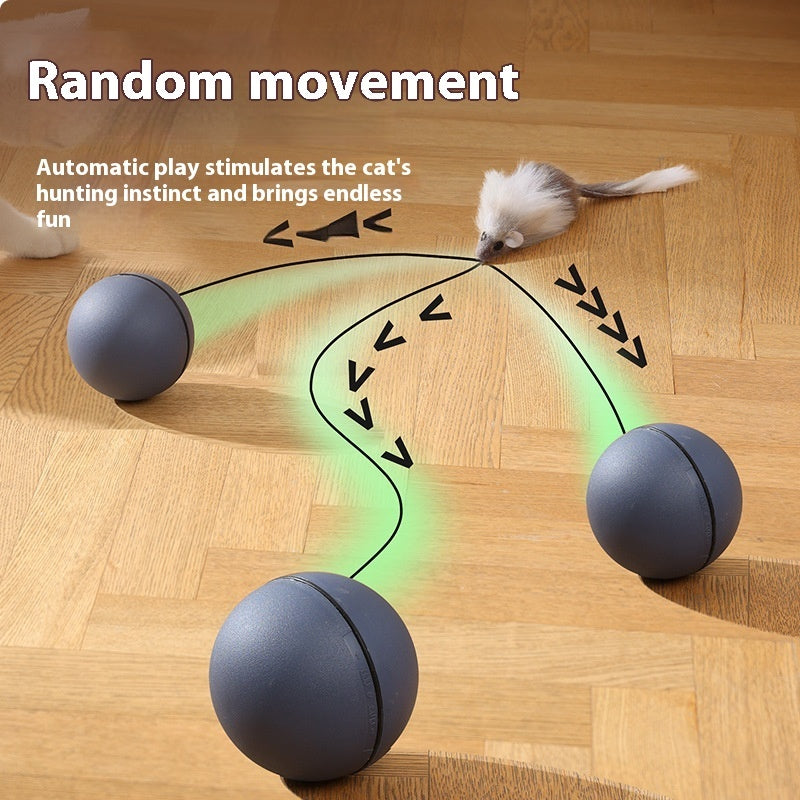 Delight Your Pets with Our Fun Electric Mouse Teaser Ball – Automatic Rolling Toy for Cats and Dogs.