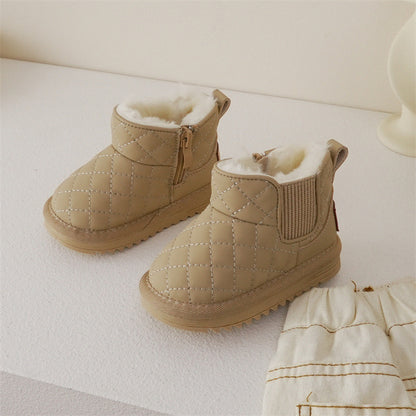 Girls Fashion Personality Winter Velvet Shoes