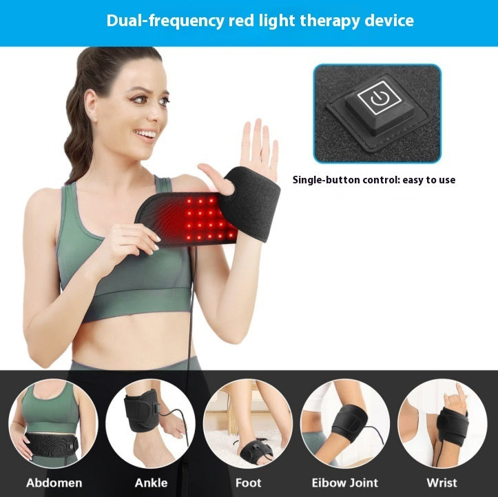 Red Light Physical Therapy Band Infrared Heating Physiotherapy Sports Sprain