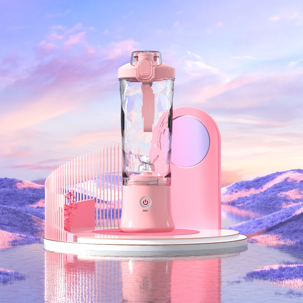 Upgraded 6-Blade Portable Blender – 600ML Power, Anywhere You Go!