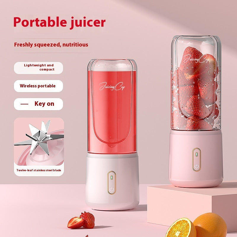 Portable Semi-Automatic Juice Cup – Whisper Quiet & Rechargeable