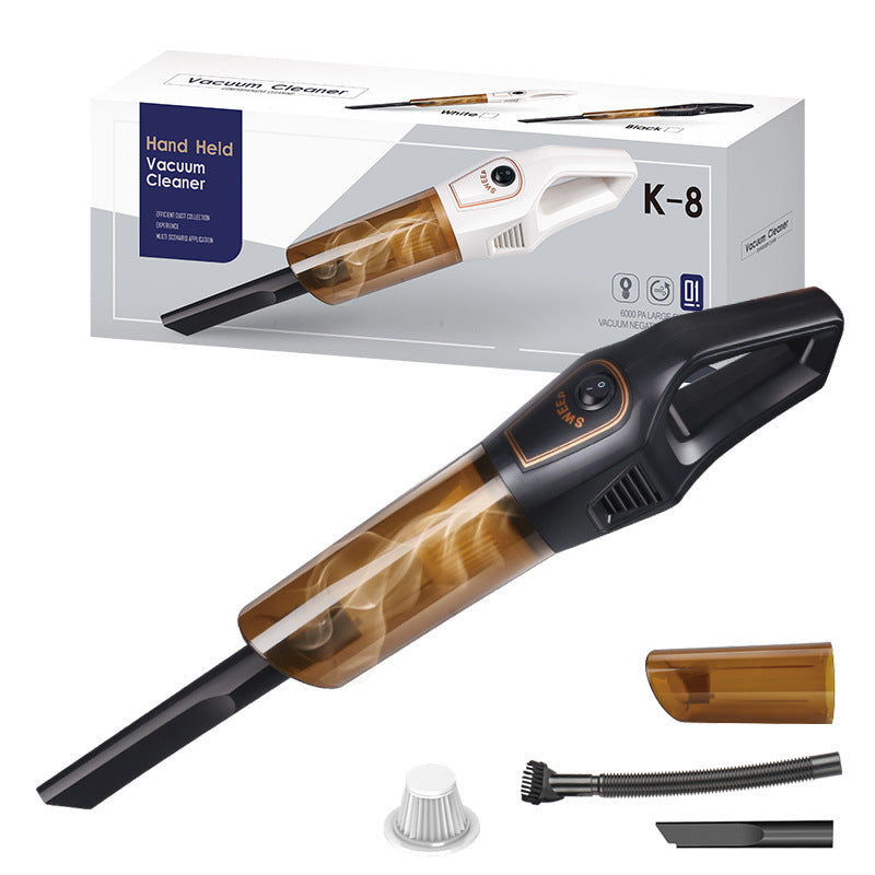 Wireless Car Vacuum Cleaner - High Power USB Rechargeable Handheld