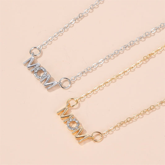 Show your love this Mother's Day with our English Alphabet Necklace. Made with high-quality materials, it's the perfect timeless gift for Mom.