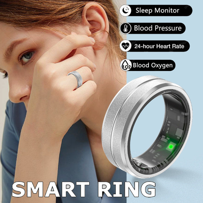 Smart Ring - Health Monitoring, 10-Day Battery, Waterproof Design