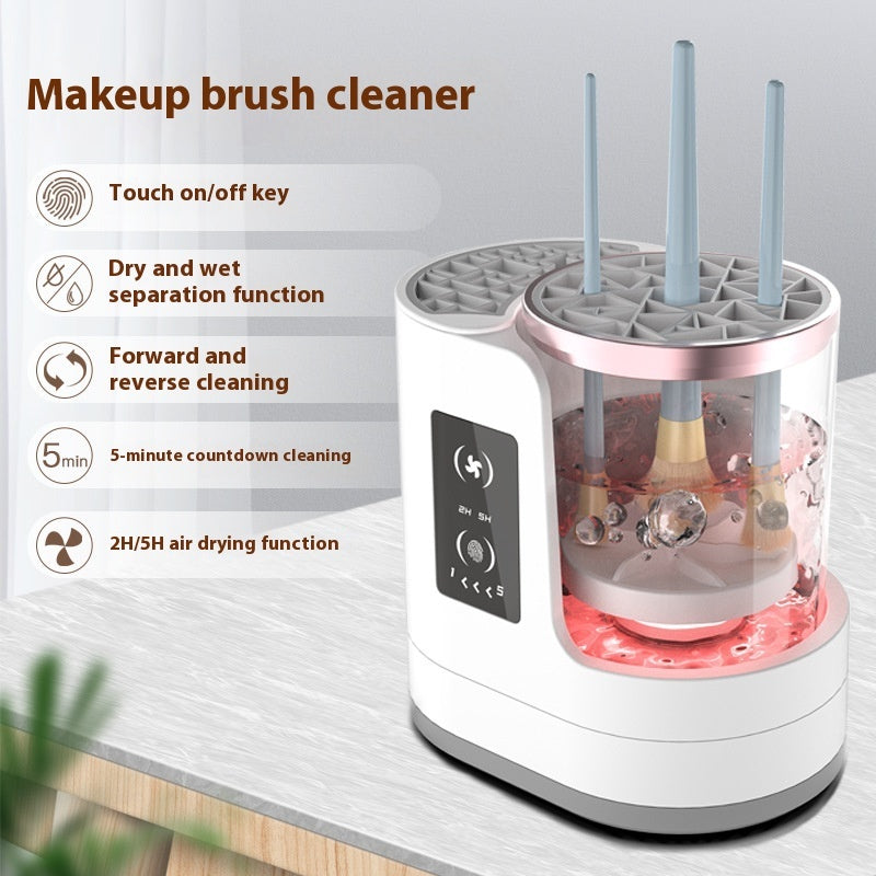 2-in-1 Electric Makeup Brush Cleaner & Dryer – Fast, Hygienic & Easy to Use