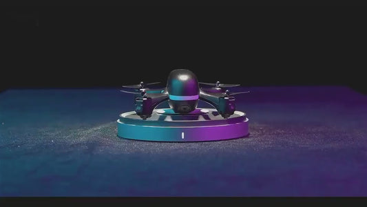 Mini Aerial Photography Gradient LED Remote Control Plane