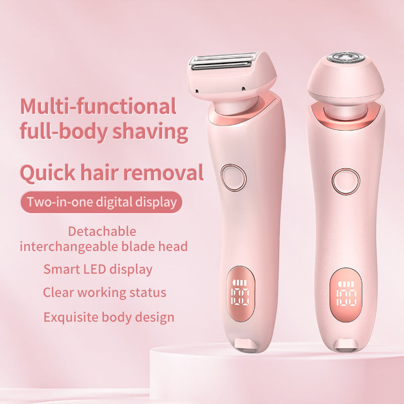 woman electric razor