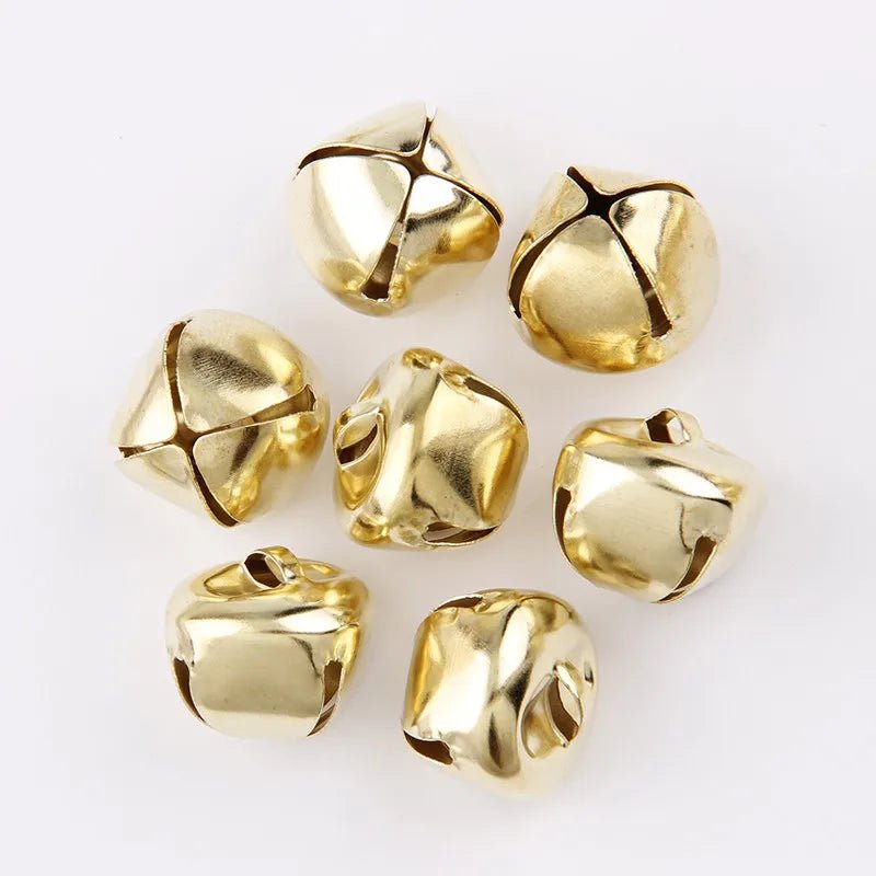 best 12-30mm 10Pcs Iron Jingle Bells Pendants Hanging Christmas Tree Ornaments Decorations For Home Festival Party Diy Crafts shop online at M2K Trends for