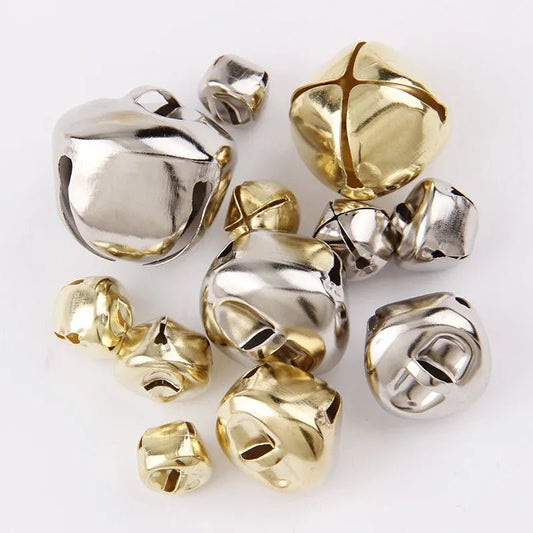 best 12-30mm 10Pcs Iron Jingle Bells Pendants Hanging Christmas Tree Ornaments Decorations For Home Festival Party Diy Crafts shop online at M2K Trends for