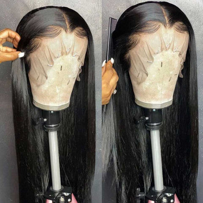 best 13X4 Hd Lace Frontal Wig 30 Inch Straight Lace Front Wig Brazilian Haircare shop online at M2K Trends for Human Hair Lace Wigs