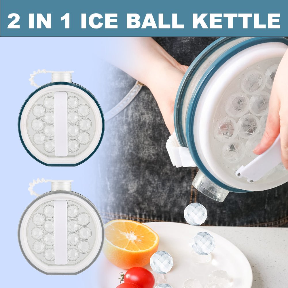 best 2 In 1 Portable Creative Ice Bottle Cold Kettle Household Ice Grid Frozen Ice Box Ice Cream Tools Bar Ice Ball Maker Kitchen Gadgets Accessories shop online at M2K Trends for