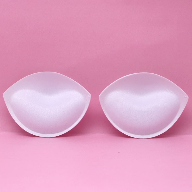 best 2 Pcs 1pair Thick Sponge Bra Pads Push Up Breast Enhancer Removeable Bra Padding Inserts Cups for Swimsuit Bikini Padding 0 shop online at M2K Trends for