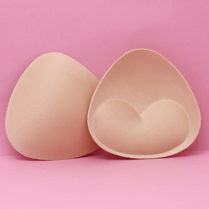 best 2 Pcs 1pair Thick Sponge Bra Pads Push Up Breast Enhancer Removeable Bra Padding Inserts Cups for Swimsuit Bikini Padding 0 shop online at M2K Trends for