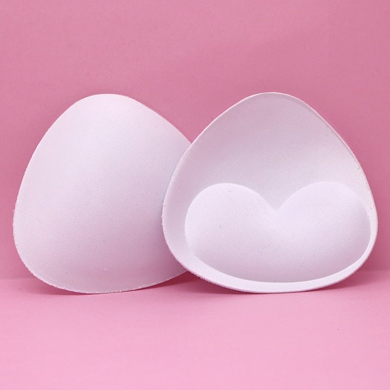 best 2 Pcs 1pair Thick Sponge Bra Pads Push Up Breast Enhancer Removeable Bra Padding Inserts Cups for Swimsuit Bikini Padding 0 shop online at M2K Trends for