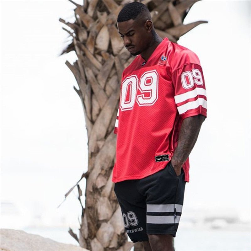 best 2019 NEW Brand Men tshirt Quick Dry Breathable T-shirts men Soccer Jersey Shirt sports Loose Bodybuildi t-shirt Size M-XXL 0 shop online at M2K Trends for