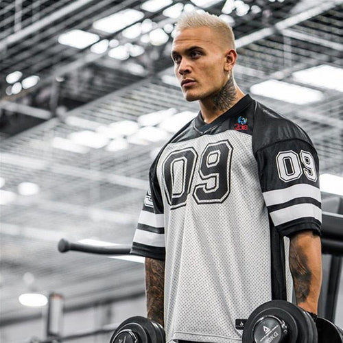 best 2019 NEW Brand Men tshirt Quick Dry Breathable T-shirts men Soccer Jersey Shirt sports Loose Bodybuildi t-shirt Size M-XXL 0 shop online at M2K Trends for