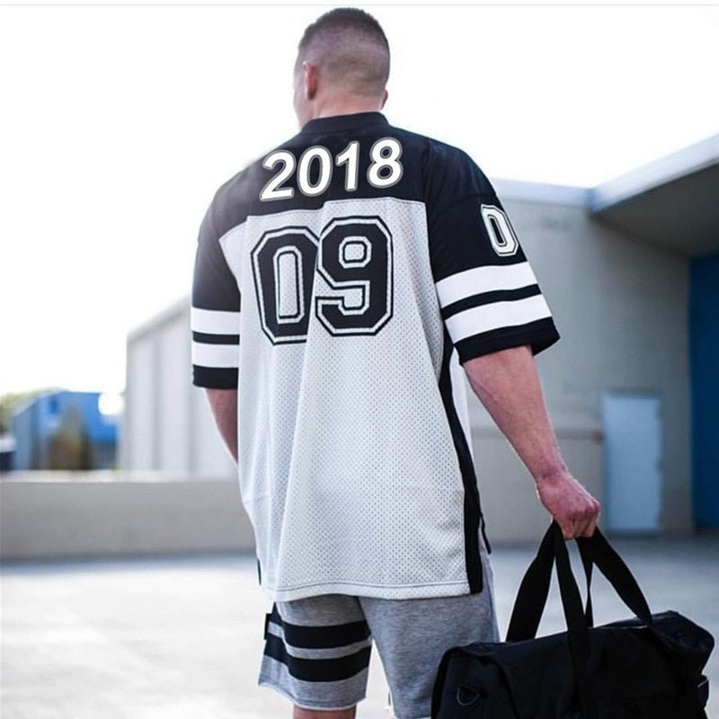 best 2019 NEW Brand Men tshirt Quick Dry Breathable T-shirts men Soccer Jersey Shirt sports Loose Bodybuildi t-shirt Size M-XXL 0 shop online at M2K Trends for