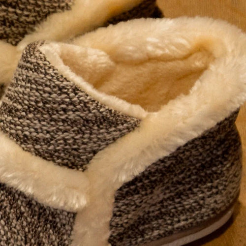 best 2020 Winter Women Slippers Cotton Home Shoes Couples Lovers Wool Warm Plush Indoor Floor Slippers Non-slip Men Soft Shoes shop online at M2K Trends for